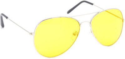 Redleaf Aviator Sunglasses(For Men, Yellow)