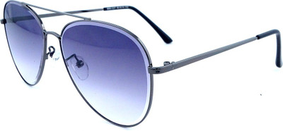 Wilibolo Aviator Sunglasses(For Men & Women, Grey)