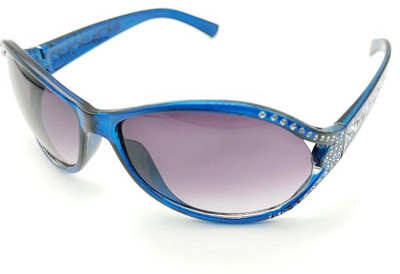 Oceanblaze Oval Sunglasses(For Women, Violet)