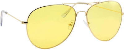 Redleaf Aviator Sunglasses(For Men, Yellow)