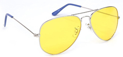 Redleaf Aviator Sunglasses(For Men, Yellow)