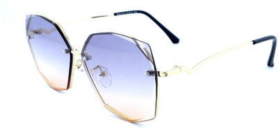 Wilibolo Butterfly Sunglasses(For Men & Women, Grey, Brown)