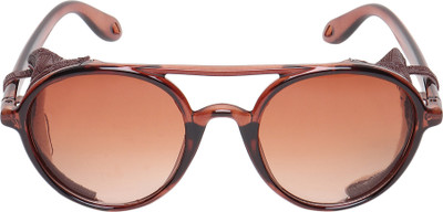 PEKUNIARY Aviator Sunglasses(For Men & Women, Brown)
