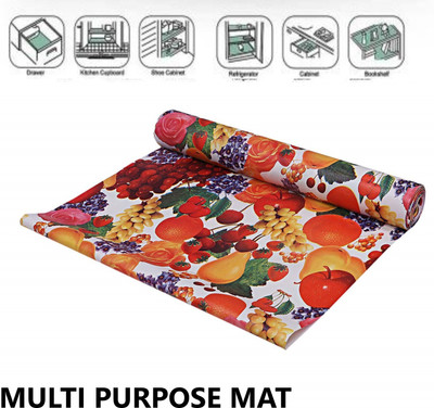 RMDecor PVC (Polyvinyl Chloride) Drawer Mat(Multicolor, Free)