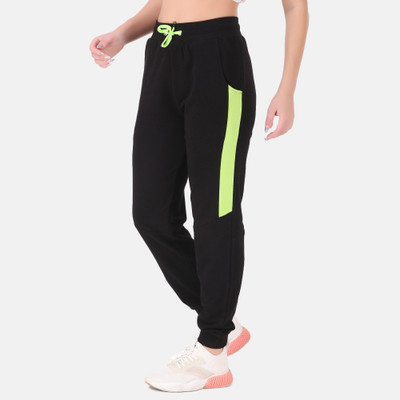 JMJW & SONS Solid Women Black Track Pants