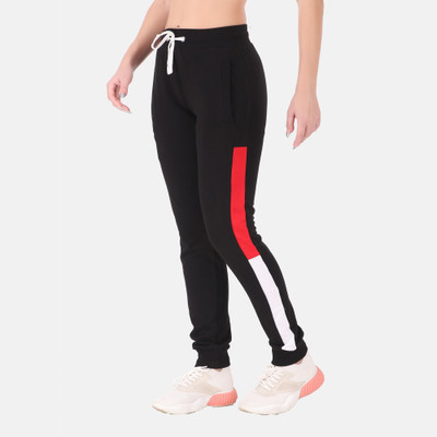 JMJW & SONS Solid Women Black Track Pants