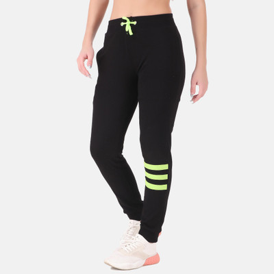 JMJW & SONS Solid Women Black Track Pants