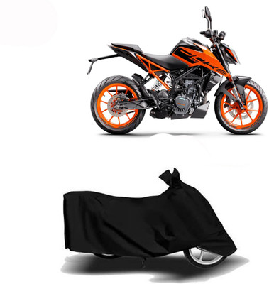 Exciting collections Two Wheeler Cover for KTM(200 Duke, Black)