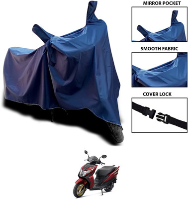 KEDIT Two Wheeler Cover for Universal For Bike(Dio, Blue)