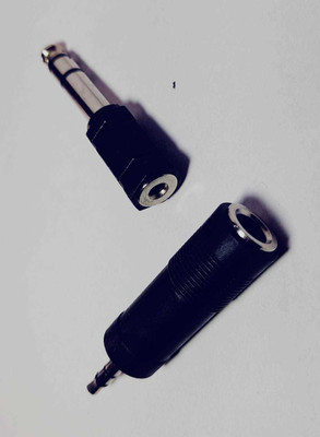 CONNEC 6..35 TOO 3.5 COONVERTER SIDE TOO PCS CONVAITOR Wire Connector(Black, Pack of 2)