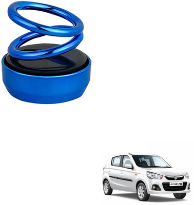 SEMAPHORE Pleasant Aroma Diffuser Solar Energy Rotating Car Perfume with Long Lasting Mixed Fragrance(Blue) Compatible With Maruti Alto K10(1 Units)