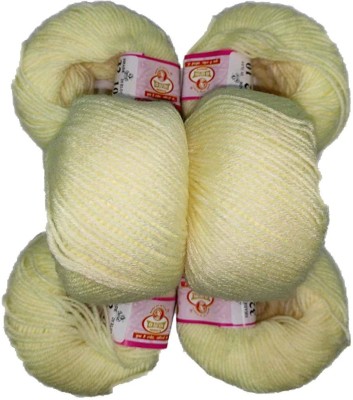JEFFY Oswal Smart Baby Wool Hand Knitting Soft Fingering Crochet Hook 16pcs (400gms) 25gm Each Ball Shade no.32