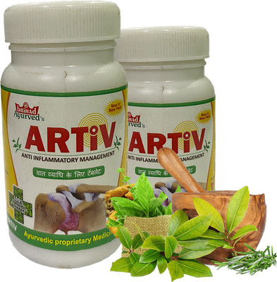 Brihad Artiv AYURVEDIC JONT PAIN TABLET(Pack of 2, 60 Tablets)