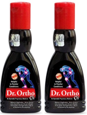Dr. Ortho Ayurvedic Oil 60 ml Pack of 2 (Helpful in Joint Pain, Back Pain, Knee Pain, Leg Pain, Shoulder Pain, Wrist Pain, Neck Pain, Ankle Pain) Liquid(2 x 60 ml)