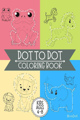 Dot to Dot Coloring Book(English, Paperback, Moon Dust)