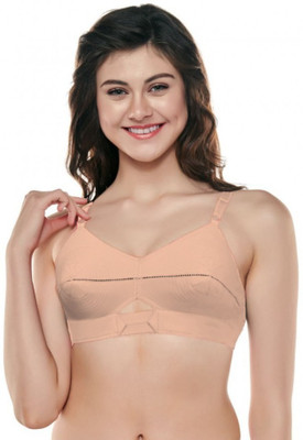Angelform Priyasajani Women T-Shirt Non Padded Bra(Orange)