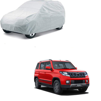 Gadiparts Car Cover For Mahindra TUV300 (Without Mirror Pockets)(Grey)
