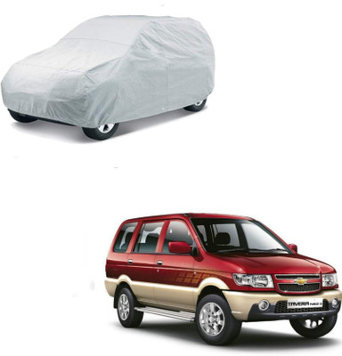 Gadiparts Car Cover For Chevrolet Tavera (Without Mirror Pockets)(Grey)