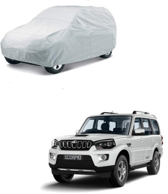 Gadiparts Car Cover For Mahindra Scorpio (Without Mirror Pockets)(Grey)