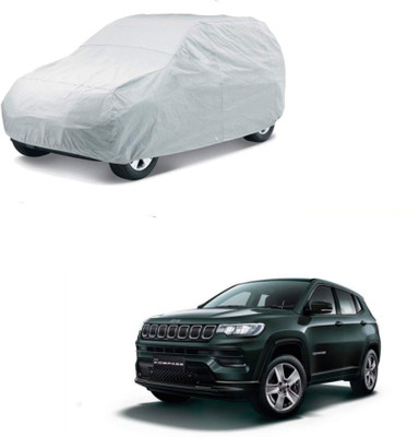 Gadiparts Car Cover For Jeep Compass (Without Mirror Pockets)(Grey)