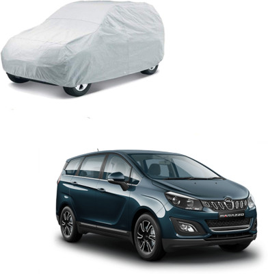 Gadiparts Car Cover For Mahindra Marazzo (Without Mirror Pockets)(Grey)