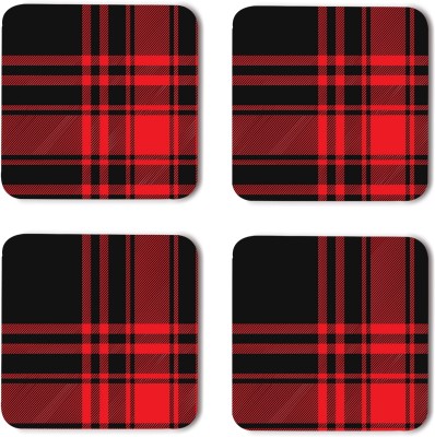 whats your kick Square Wood Coaster Set(Pack of 4)