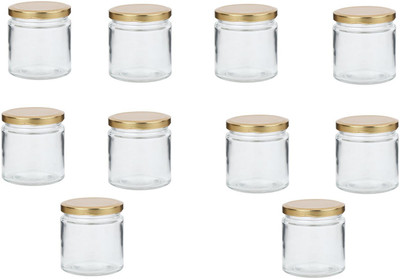 1st Time Glass Utility Container  - 50 ml(Pack of 10, Clear)