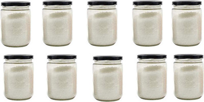 AFAST Glass Pickle Jar  - 500 ml(Pack of 10, Clear)