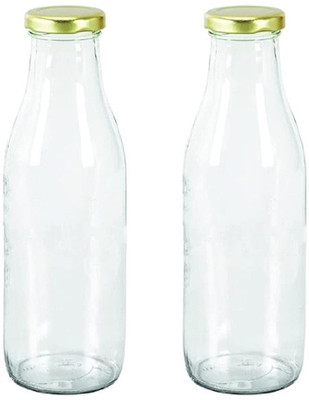 AFAST Glass Pickle Jar  - 300 ml(Pack of 2, Clear)