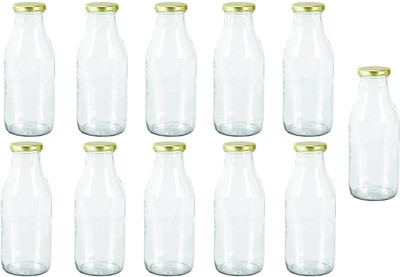 AFAST Glass Honey Jar  - 1000 ml(Pack of 11, Clear)