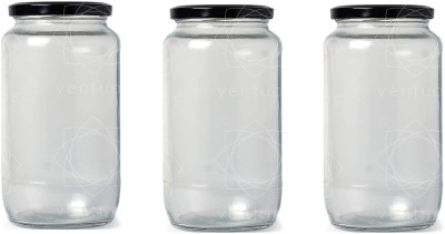 AFAST Glass Honey Jar  - 400 ml(Pack of 3, Clear)