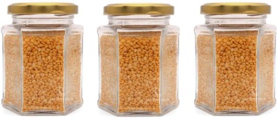 AFAST Glass Honey Jar  - 700 ml(Pack of 3, Clear)