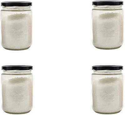 Somil Glass Utility Container  - 500 ml(Pack of 5, Clear)
