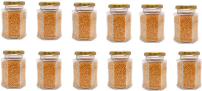 AFAST Glass Pickle Jar  - 250 ml(Pack of 12, Clear)