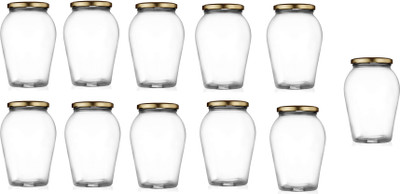Somil Glass Utility Container  - 1000 ml(Pack of 11, Clear)