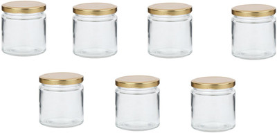 AFAST Glass Honey Jar  - 100 ml(Pack of 7, Clear)
