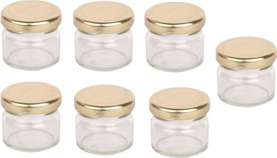AFAST Glass Honey Jar  - 50 ml(Pack of 7, Clear)