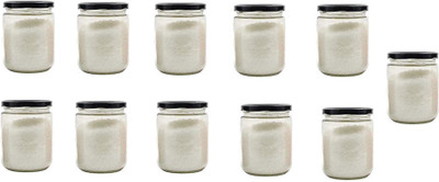 Somil Glass Utility Container  - 500 ml(Pack of 12, Clear)