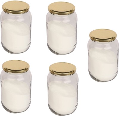 AFAST Glass Honey Jar  - 300 ml(Pack of 5, Clear)