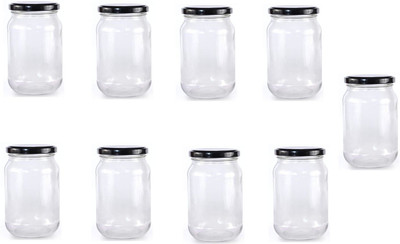 AFAST Glass Utility Container  - 1000 ml(Pack of 9, Clear)