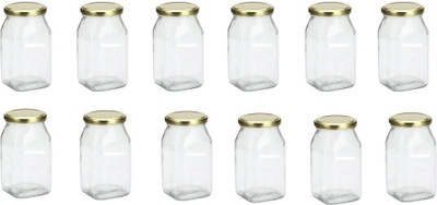 Somil Glass Utility Container  - 200 ml(Pack of 12, Clear)
