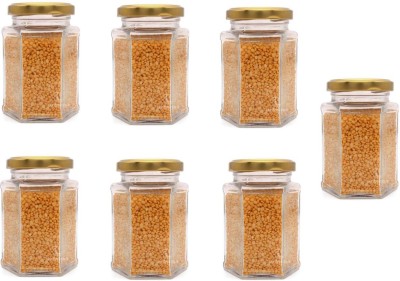 AFAST Glass Honey Jar  - 700 ml(Pack of 7, Clear)