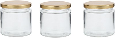 Somil Glass Cookie Jar  - 50 ml(Pack of 4, Clear)