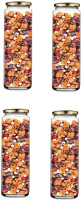 AFAST Glass Pickle Jar  - 350 ml(Pack of 4, Clear)
