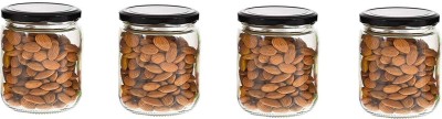 AFAST Glass Pickle Jar  - 450 ml(Pack of 4, Clear)