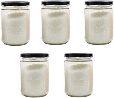 Somil Glass Utility Container  - 500 ml(Pack of 6, Clear)