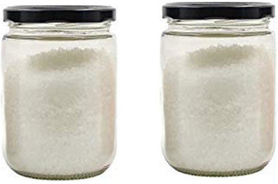 AFAST Glass Pickle Jar  - 520 ml(Pack of 2, Clear)