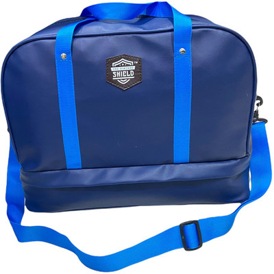 the vintage shield FAUX LEATHER DUFFEL BAG Duffel Without Wheels