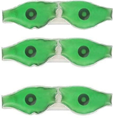 Taimoor Sales 3pcs Aloe Vera Cool Gel Eye Mask Summer Ice Cooling Sleeping Mask for Eye Patches Remove Dark Circles Fatigue Cool Eyes Patch Pads Eye Care(10 ml)