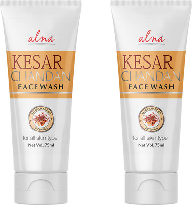 Alna Care Kesar Chandan Face Wash Pack Of 2 Face Wash (150 Ml) For Rs. 76 @ 68% off